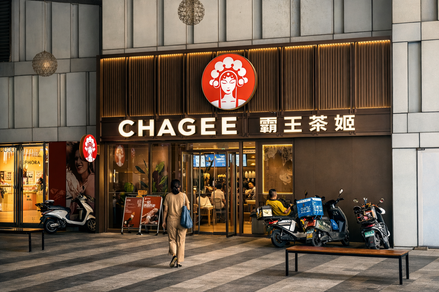 Suasana premium outlet CHAGEE Jakarta